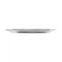 Travessa Oval Rasa 20,5 cm em Aço Inox